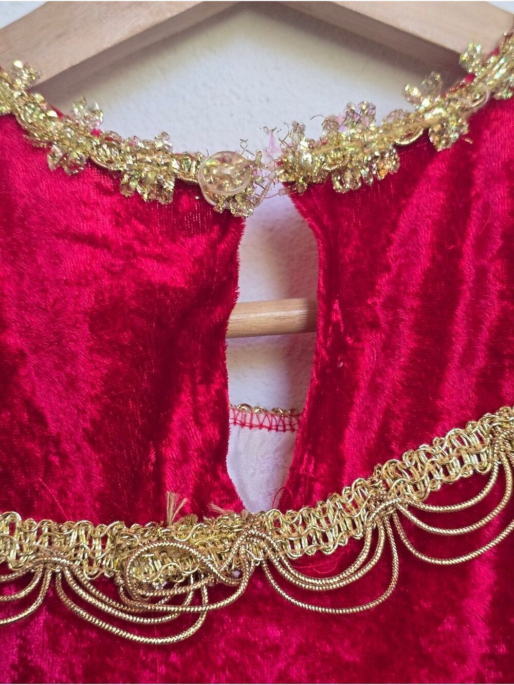 Walt Disney World Deluxe Belle Princess Costume Dress Girls L 10-12 - Picture 12 of 17
